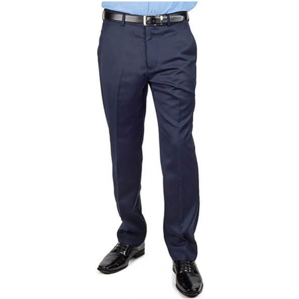 AZARMAN Mens Solid Straight Leg Slim Dress Pants, NWT